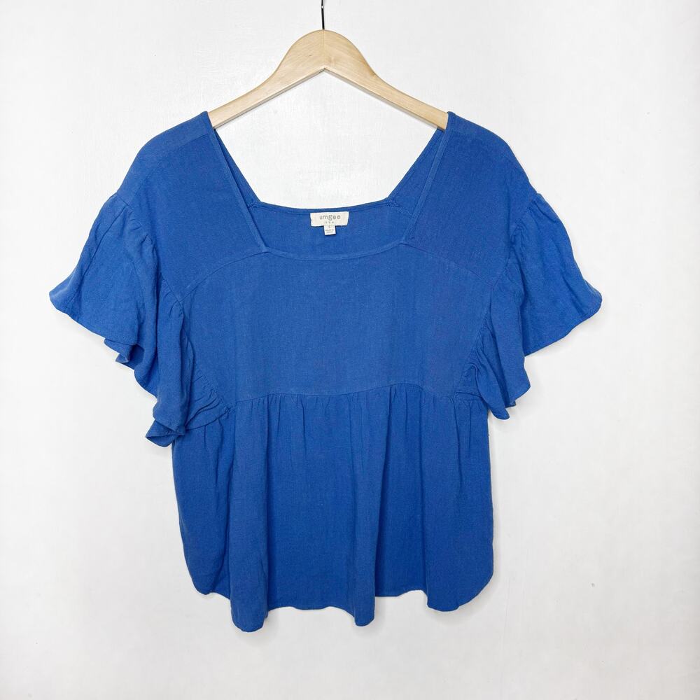Blue Babydoll Top